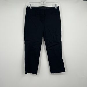 NWT Express Womens Pants Black 2 Editor Capri Cropped Career Dress Pant Casual